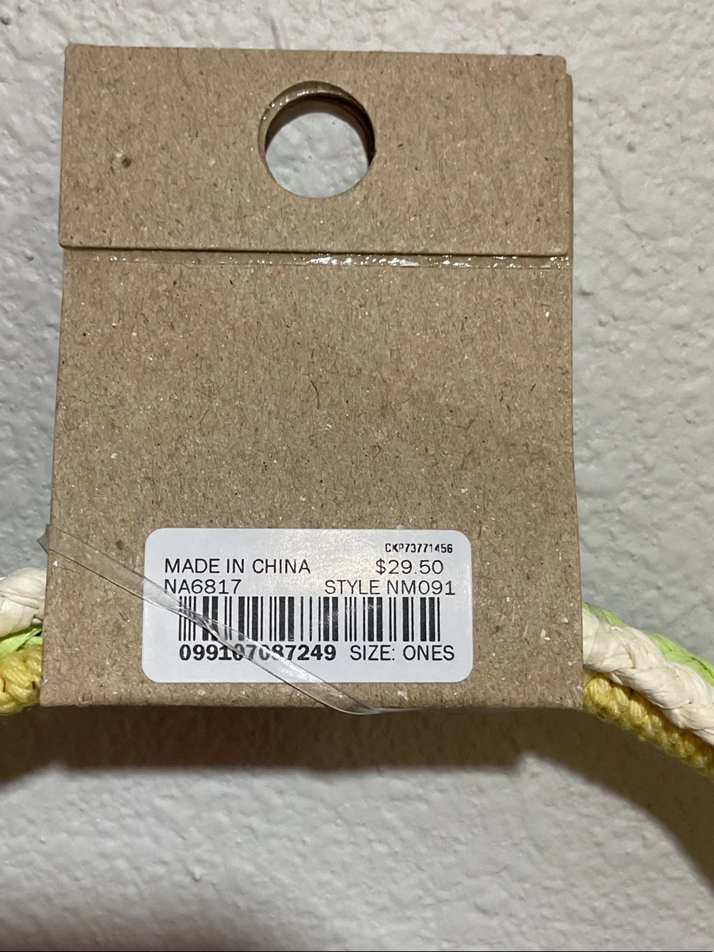 Madewell Kids Braided Skinny Headbands — Yellow, Light Green, Cream